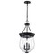 Nuvo Boliver 3-Light Pendant 11 in. Matte Black Clear Seeded Glass 60/7800 - alternate 7